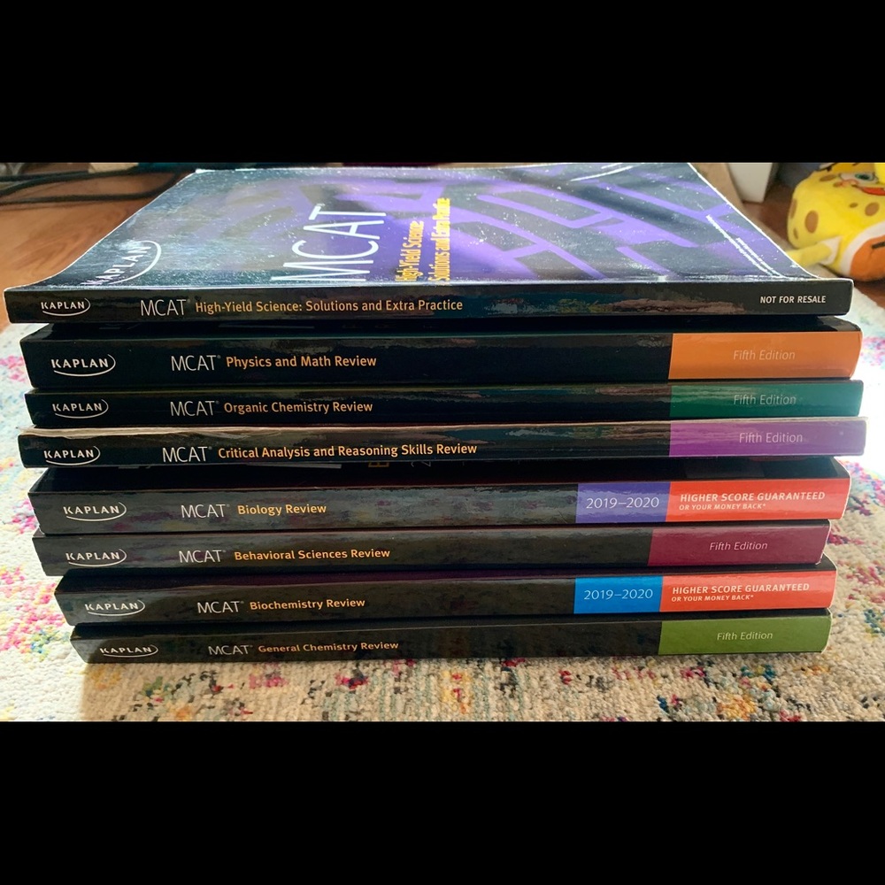 Kaplan MCAT 2019-2020 + High-Yield Science books
